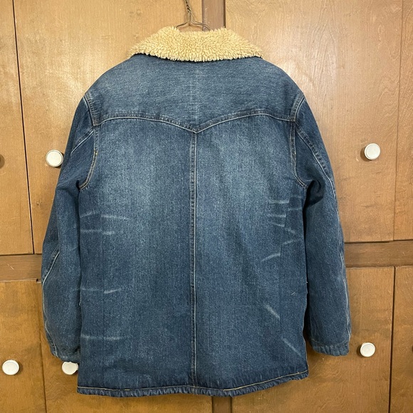 RRL Double RL Ralph Lauren men’s Denim Hitching Trucker Jacket Men’s Large - Picture 2 of 9